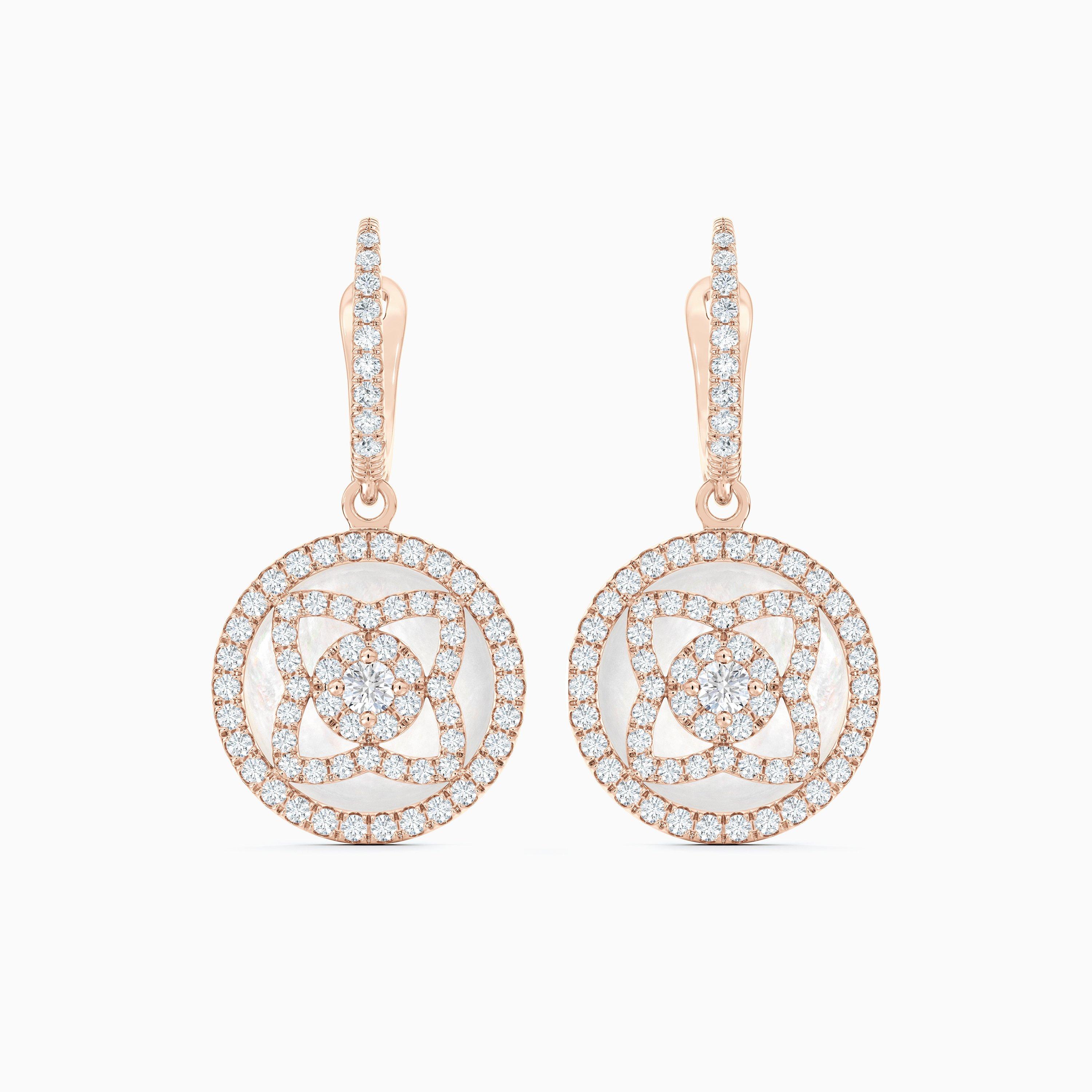 Enchanted Lotus Sleepers in Rose Gold and Mother-of-Pearl, image 1