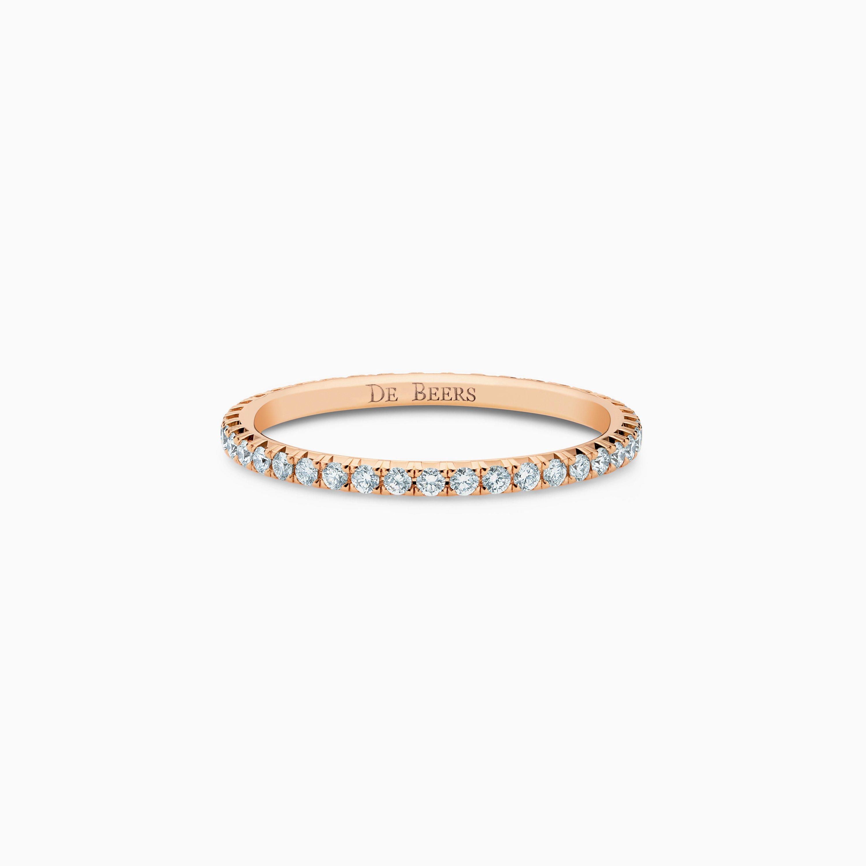 Aura Eternity Band in Rose Gold, image 1